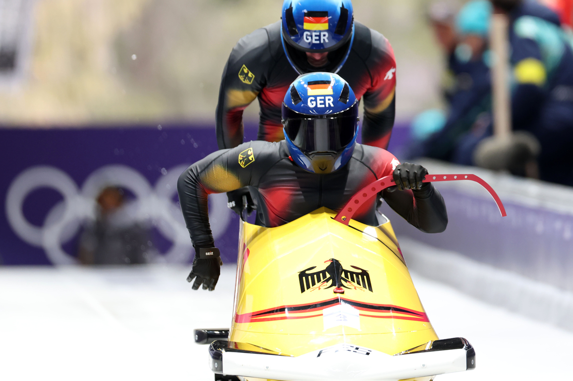 (MICO2026)ITALY-CORTINA D'AMPEZZO-OLYMPIC WINTER GAMES-BOBSLEIGH 2-MAN-HEAT
