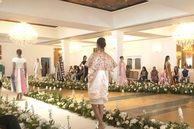 Young J-K designer showcases local craft in contemporary style at Jammu show