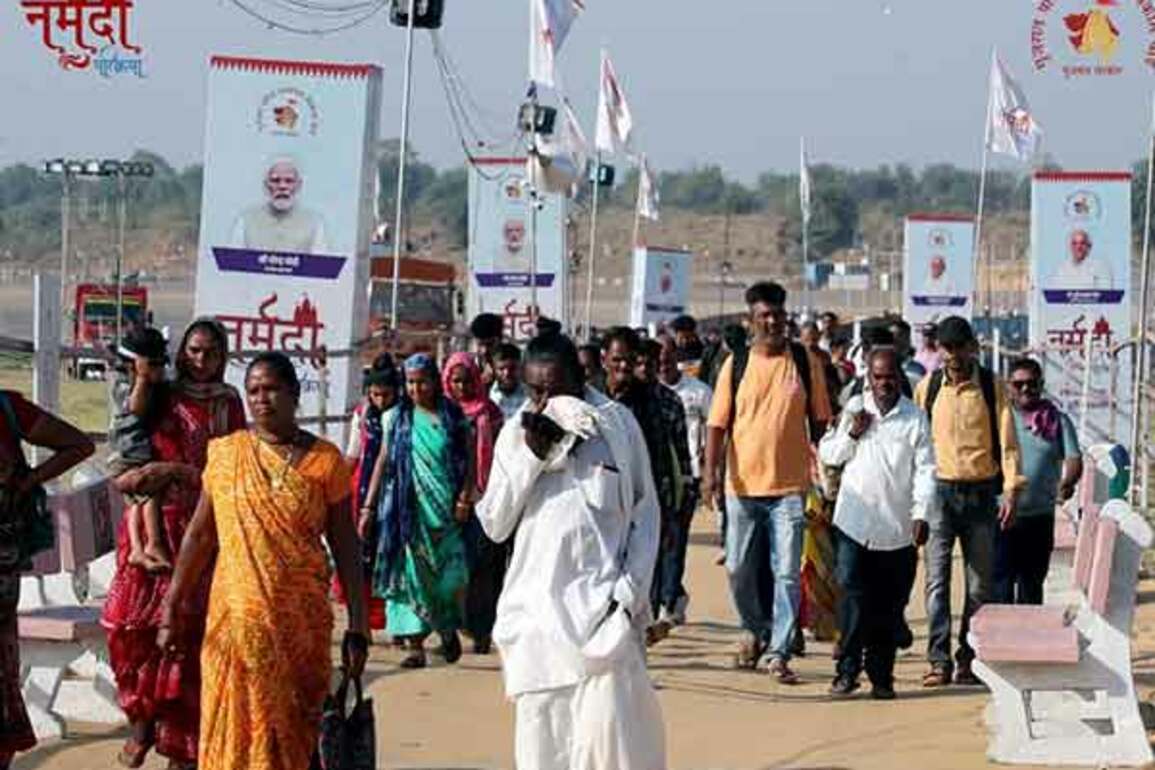 Uttaravahini Panchkoshi Narmada Parikrama concludes with historic participation of 9,09,900 devotees