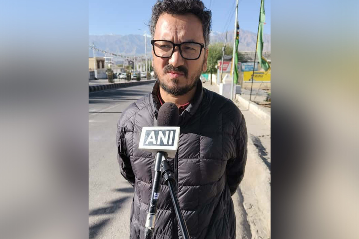 "All our protests were peaceful till now.. we want to continue with that": Haji Ghulam Mustafa on Ladakh protest