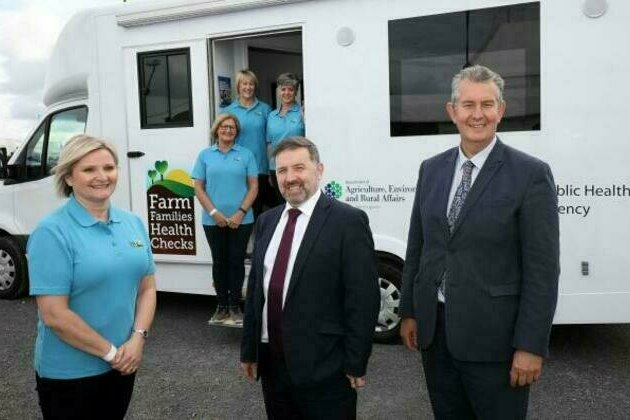 Ministers announce the delivery of new Farm Family Health Check Programme vehicle at Balmoral