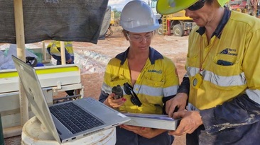 Assessing core at Minyari