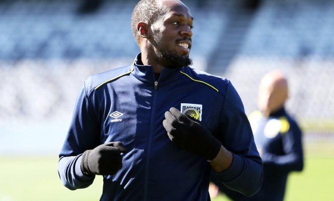 Bolt struggling with football pace, but working hard Bolt struggling with football pace, but working hard