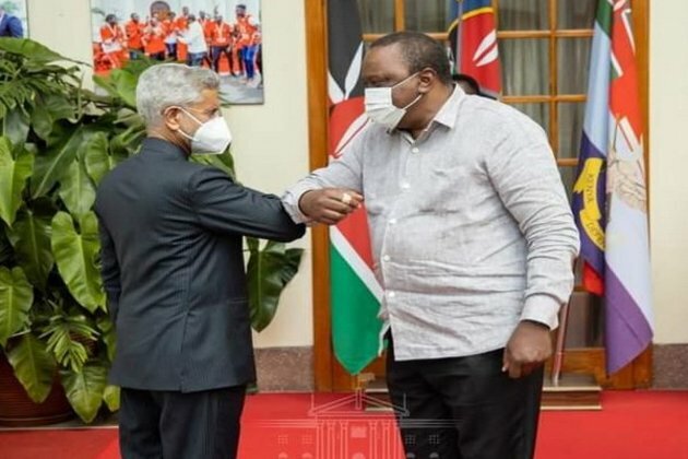Jaishankar calls on Kenyan President Uhuru Kenyatta