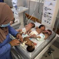 Palestinian families in Gaza reunited with premature babies after 2 yrs