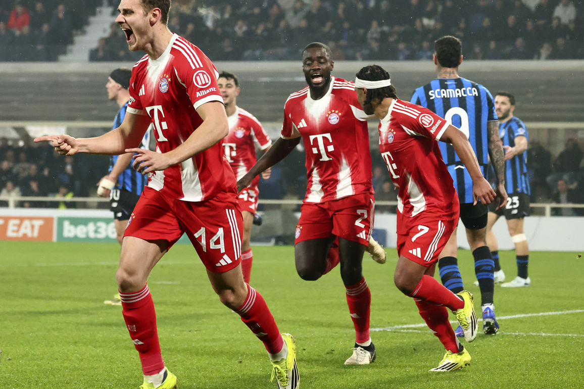 (SP)ITALY-BERGAMO-FOOTBALL-UEFA CHAMPIONS LEAGUE-ATALANTA VS BAYERN MUNICH