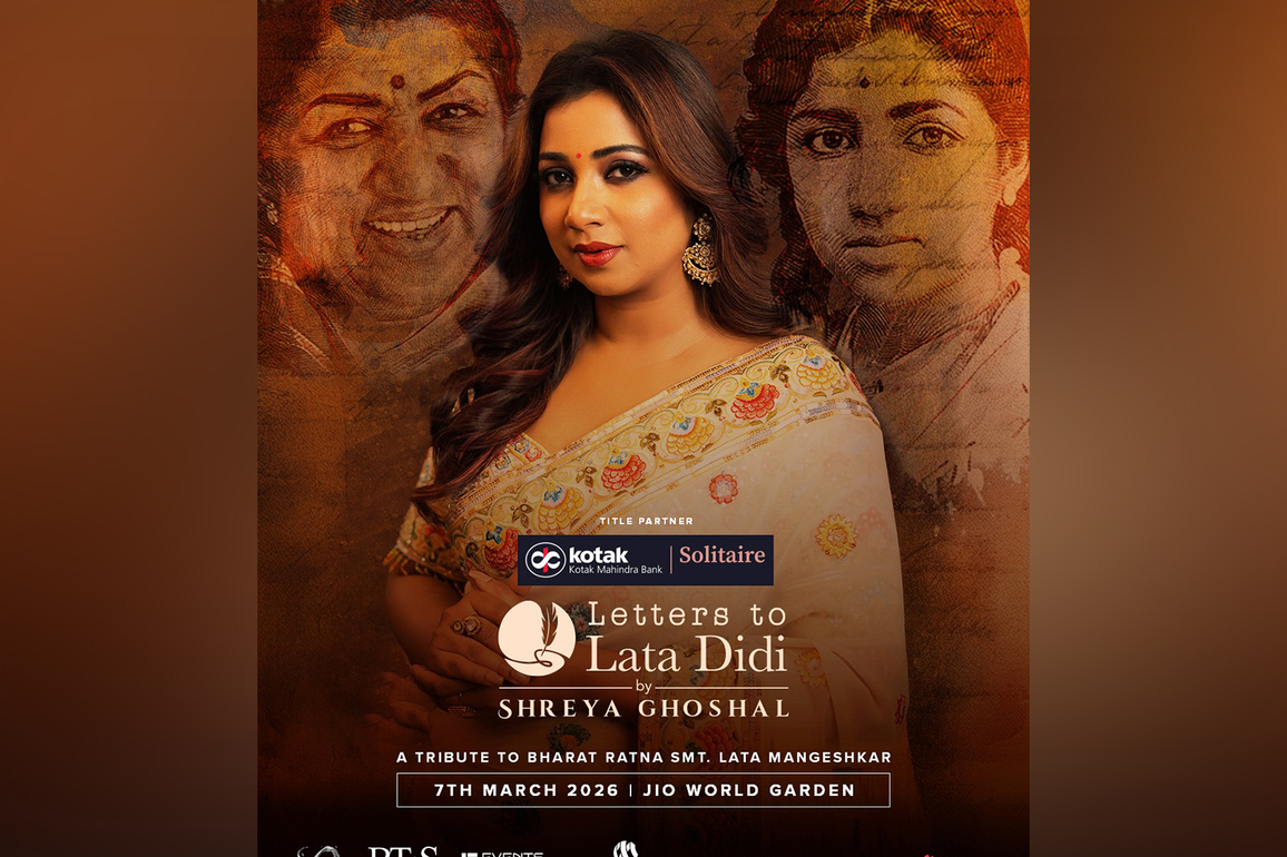 Shreya Ghoshal to honour Lata Mangeshkar with "Letters to Lata Didi" musical performance on March 7, 2026