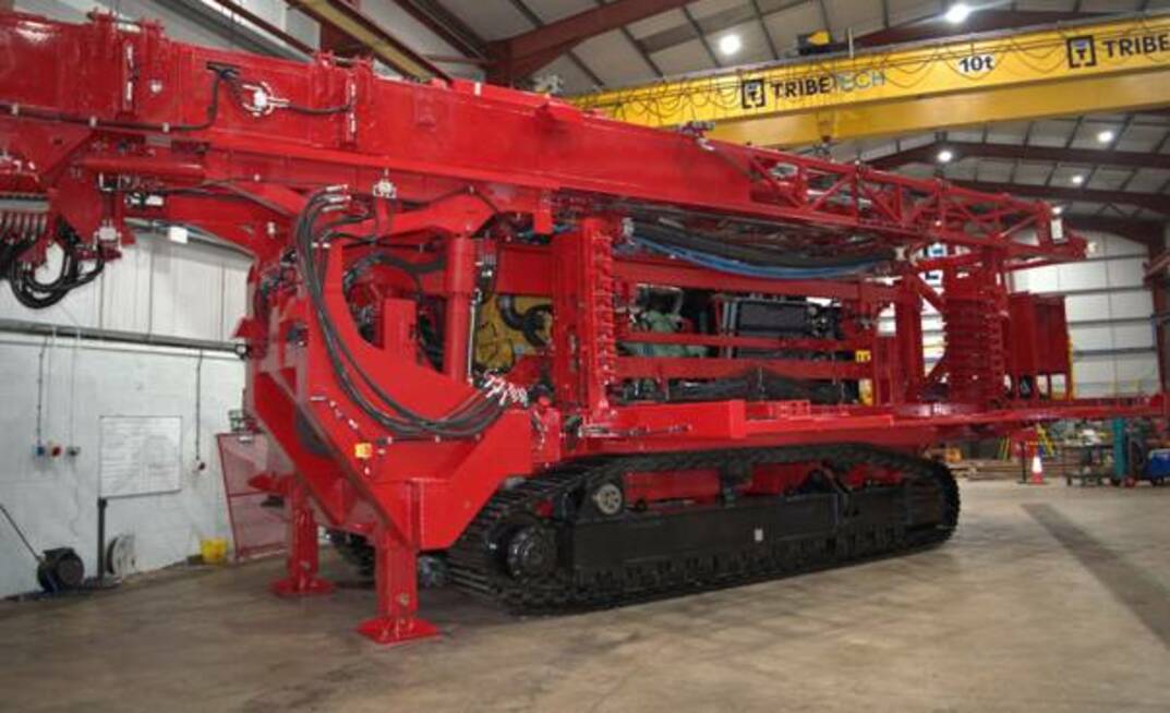 Tribe Tech has completed the build of its first TTDS GC 700 autonomous RC drill rig Credit: Tribe Technology