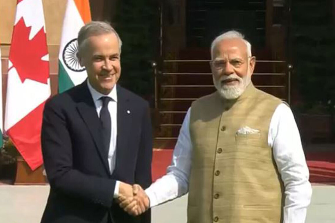 Prime Minister Narendra Modi meets Canadian Prime Minister Mark Carney