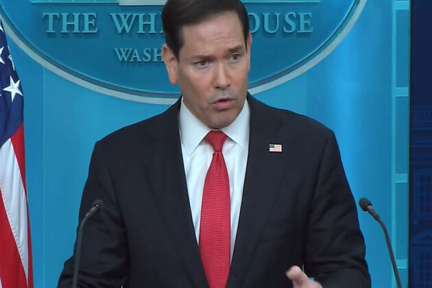 State Secy Rubio says US "only" country capable of opening Hormuz Strait
