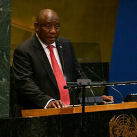 South African president calls for unity against global threats
