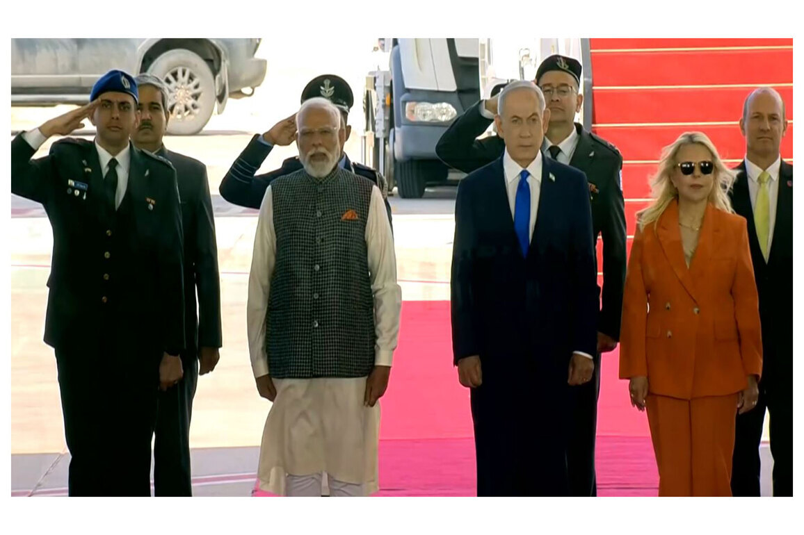 Shalom Modi: PM arrives in Israel for two-day visit to strengthen strategic partnership