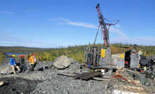 Drilling on Colomac's Zone 1.5 at Indin Lake