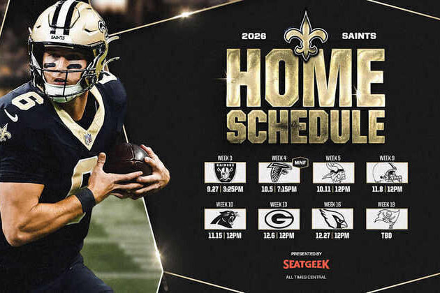 New Orleans Saints 2026 Schedule Notes: Opponents, Dates & Key Games