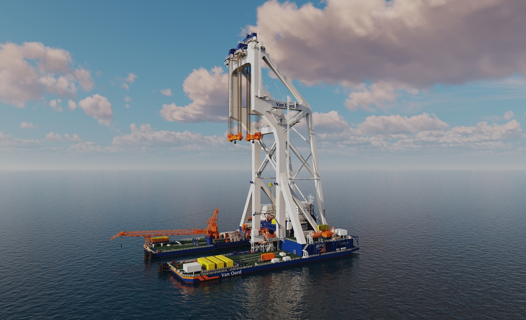 Van Oord will deploy its heavy-lift installation vessel Svanen for the installation of the XL monopiles for the German Windanker offshore wind farm Credit: Van Oord