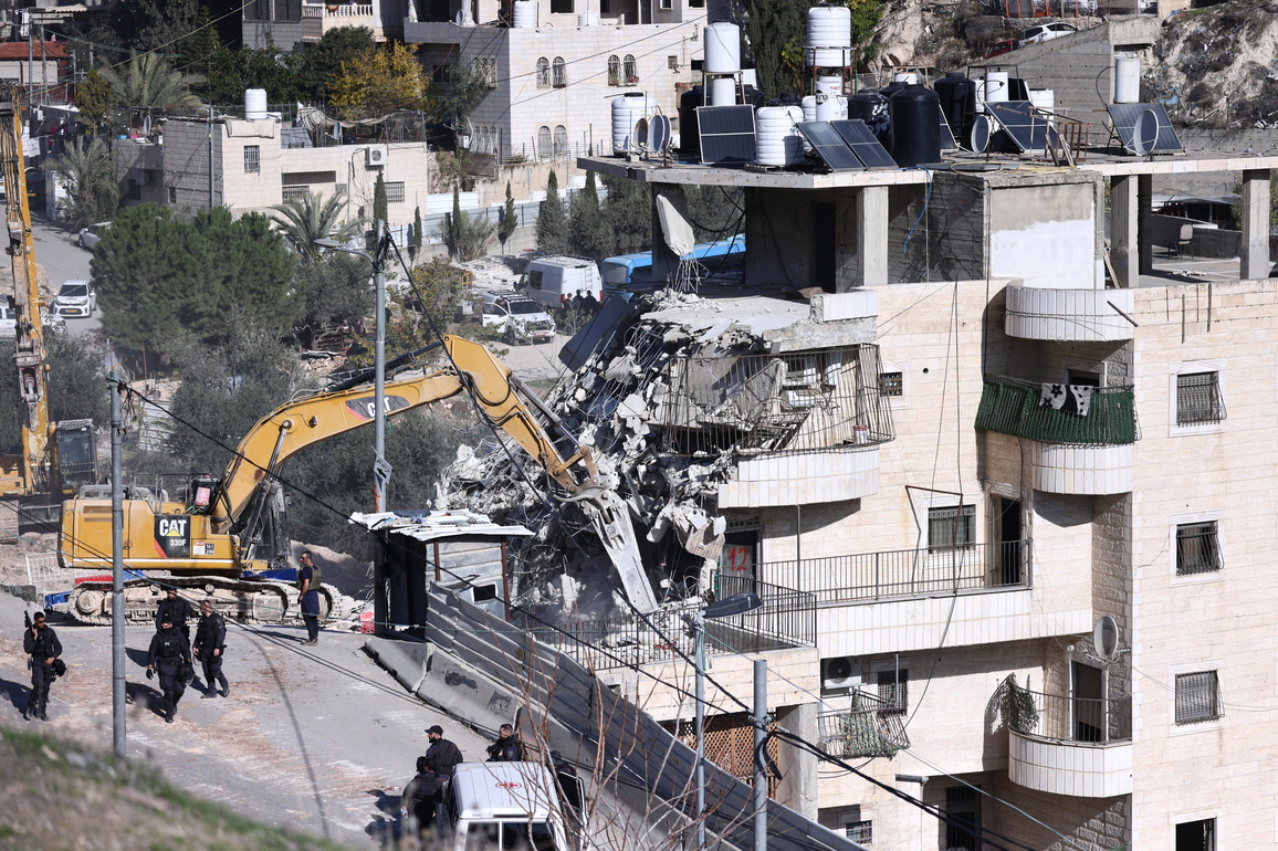 MIDEAST-JERUSALEM-FORCED DEMOLITION