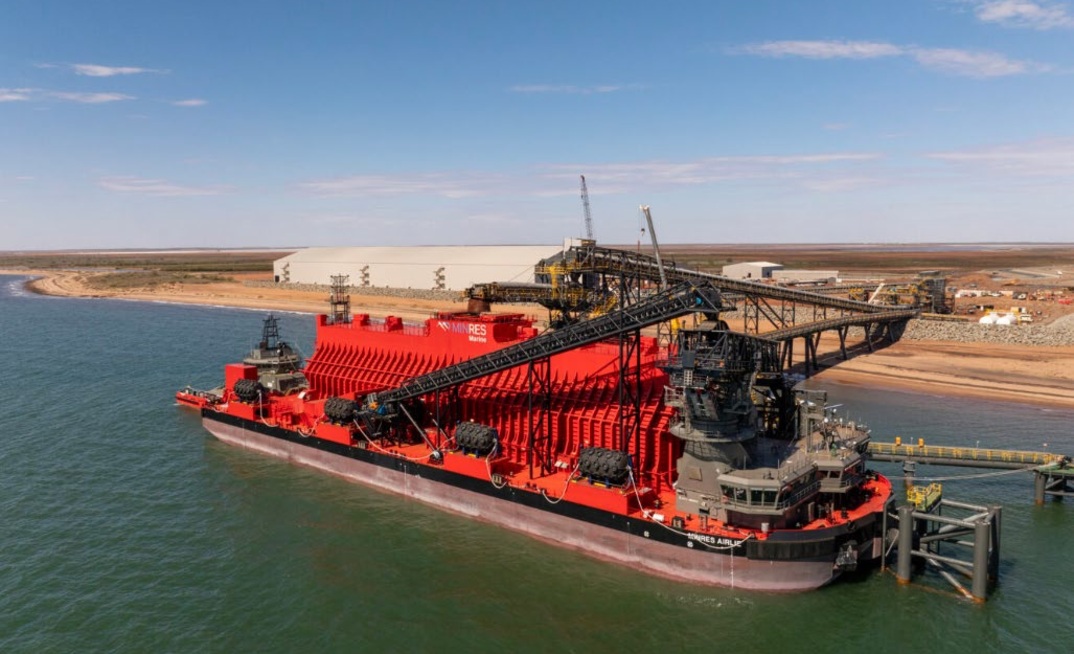 The final Australian destination of Onslow iron ore