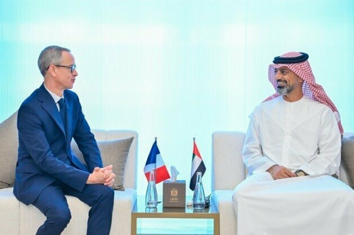 Ammar bin Humaid receives France's Consul General