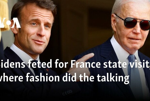 Bidens feted with France state visit, where fashion did the talking