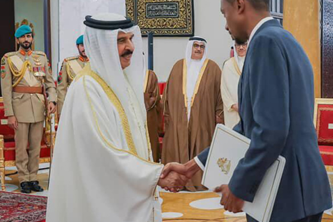Bahamas Ambassador to Bahrain presents credentials