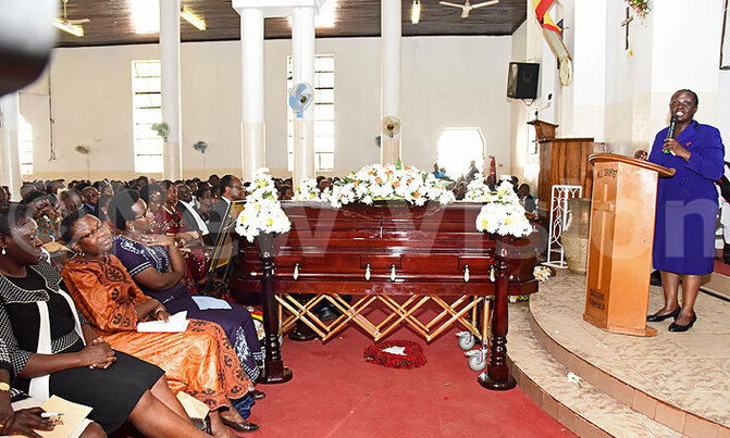 Tribute paid to Dr. Mungherera Tribute paid to Dr. Mungherera