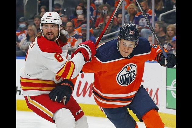 Flames' Chris Tanev, Stars' Roope Hintz out for Game 7