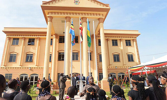 Museveni opens Uganda's new chancery building in Kigali Museveni opens Uganda's new chancery building in Kigali