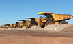  Trucks ready to start mining at Koolan Island.