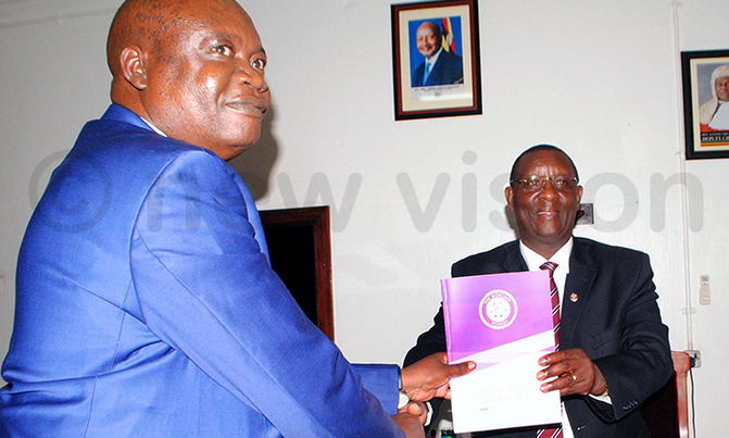 Kivumbi hands over office to Bigirimana Kivumbi hands over office to Bigirimana