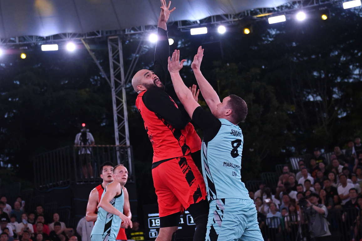 (SP)CHINA-XI'AN-BASKETBALL-FIBA-XI'AN CHALLENGER 3X3-SEMIFINAL-CHONGMING VS MARIJAMPOLE (CN)