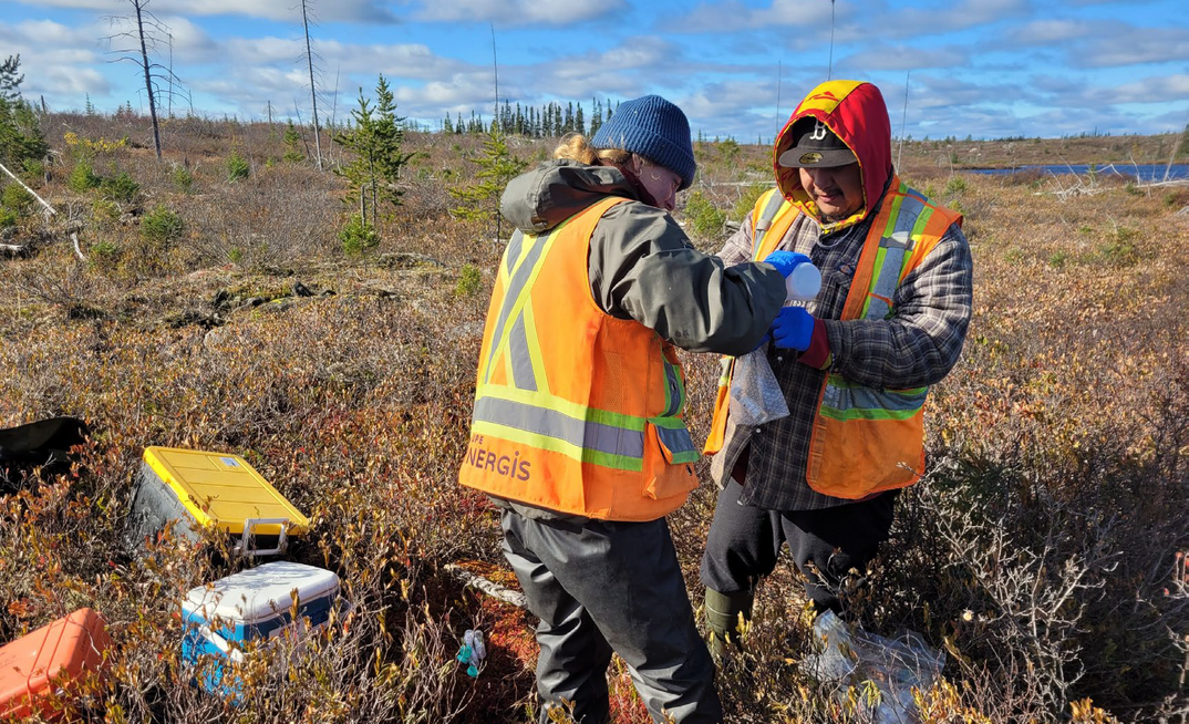 Environmental surveys at Shaakichiuwaanaan in Quebec
