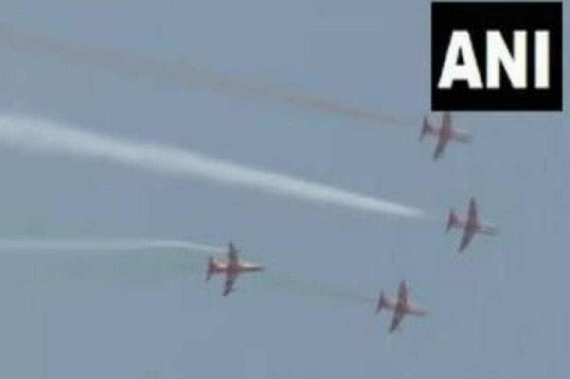 "Miraculous, unbelievable and unimaginable," says MoS Defence Sanjay Seth on Surya Kiran's aerial spectacle in Ranchi