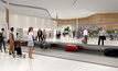 An artist's impression of the redeveloped Townsville Airport terminal.