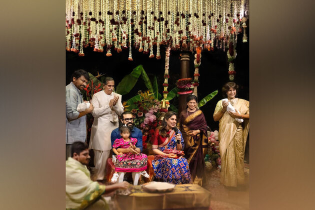 Chiranjeevi announces names of Ram Charan, Upasana's twin babies with adorable first glimpse