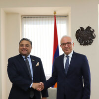 MEA Secy (West) discusses bilateral relations in 11th India-Armenia Foreign Office Consultations