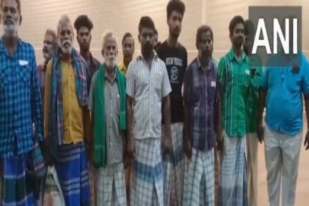 Tamil Nadu: 13 fishermen released from Sri Lankan prison reach Chennai
