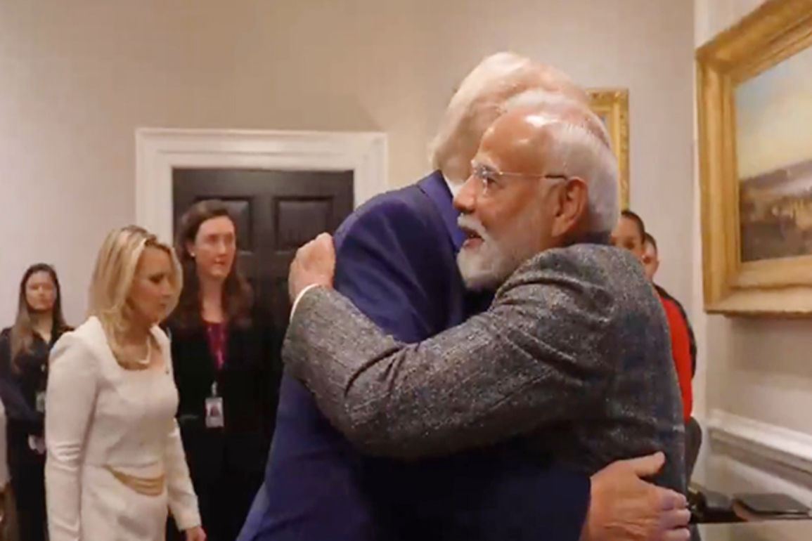 Trump welcomes PM Modi with hug at White House, says "we missed you a lot"