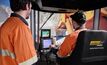 An Immersive Technologies loader simulator fitted with Cat Command to help train operators to interact with autonomous equipment.
