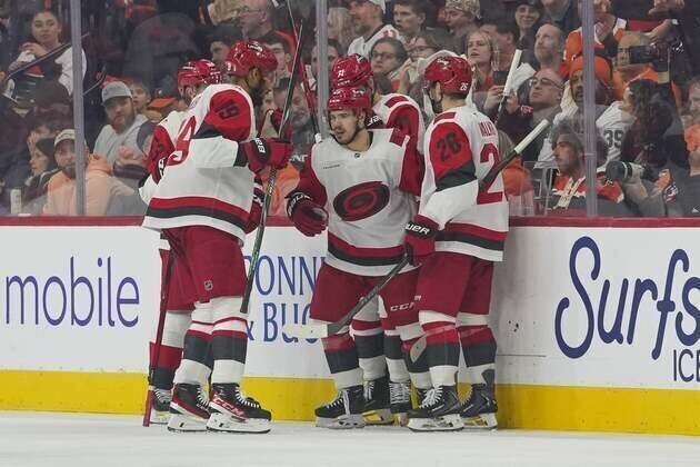 Hurricanes sweep Flyers in OT, advance to East finals