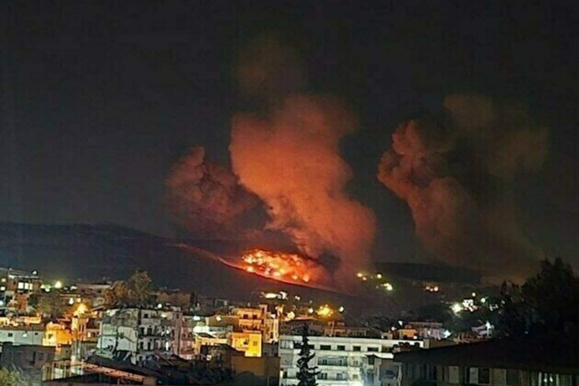 Israel Launches Massive Strikes on South Lebanon