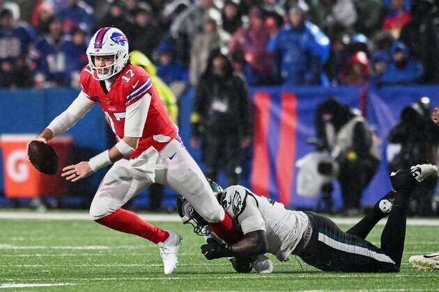 Postgame X-rays negative on Bills QB Josh Allen's foot