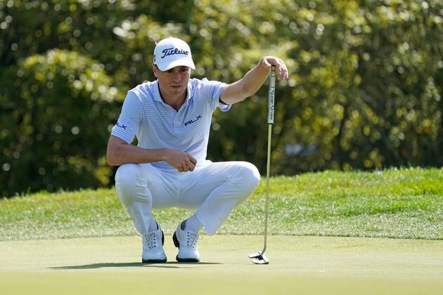 Johnson surges to PGA lead; Koepka 2 back