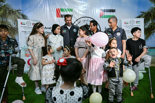 UAE Floating Hospital in Al-Arish distributes Eid gifts, clothing to patients, Children
