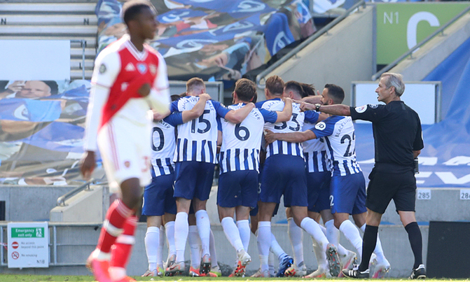 Arsenal rocked by late Brighton winner, Watford rescue draw Arsenal rocked by late Brighton winner, Watford rescue draw