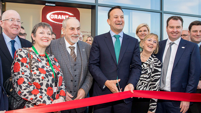  Taoiseach unveils new facilities at Grant Engineering HQ