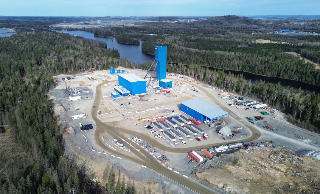 The Island Gold project in Canada. 