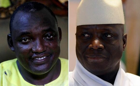 Adama Barrow, Pulezidenti omulonde alinze okulayizibwa ne Yahya Jammeh, eyagaanye okuwaayo entebe y'Obwapulezidenti Adama Barrow, Pulezidenti omulonde alinze okulayizibwa ne Yahya Jammeh, eyagaanye okuwaayo entebe y'Obwapulezidenti