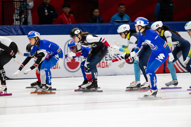 (SP)CANADA-MONTREAL-ISU SHORT TRACK SKATING-WOMEN'S 3000M RELAY