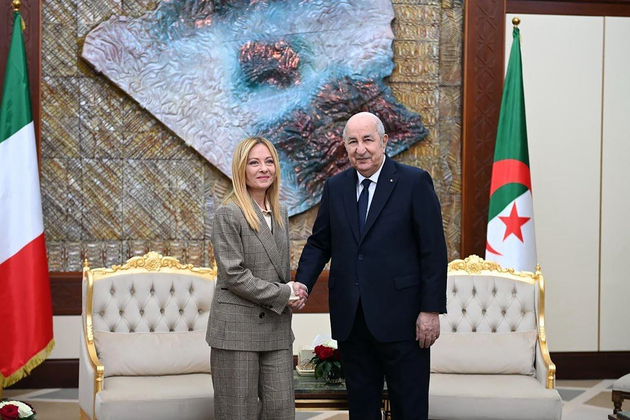 ALGERIA-ALGIERS-PRESIDENT-ITALY-PM-MEETING