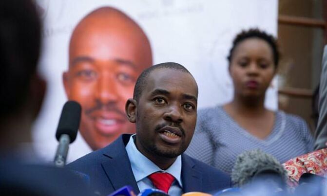 Zimbabwe opposition leader insists he won elections Zimbabwe opposition leader insists he won elections
